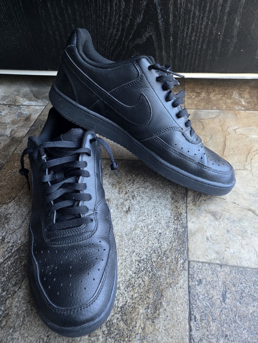 Nike Court Vision Low Black Sneakers Men's Size 11